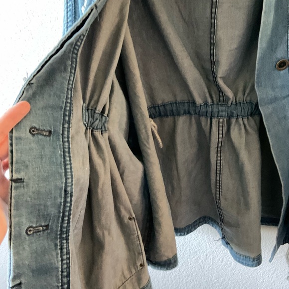 Anthropologie Pilcro denim poncho/jacket - Picture 7 of 11